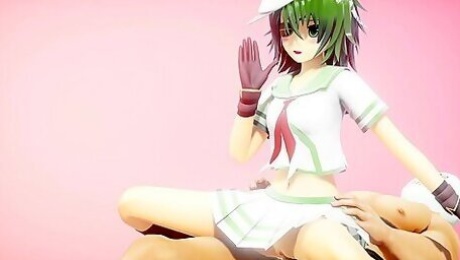 Kiso Kantai Collection Hentai Cowgirl Position Sex And Dance Undress Mmd 3d Green Hair Color Edit Smixix