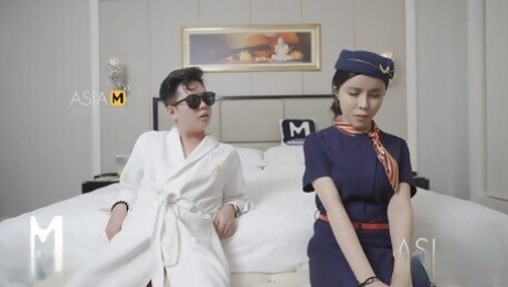 ModelMedia Asia-Seduce Stewardess Do Sex-Ou Ni-MSD-038-Best Original Asia Porn Video