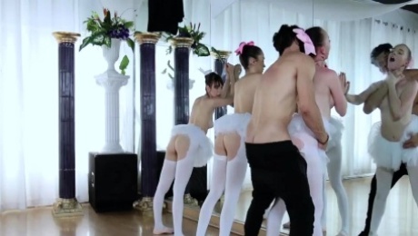 Chinese teen hard fuck Ballerinas