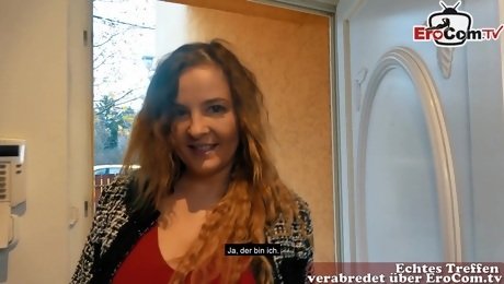 German big boobs teen make a real userdate pov