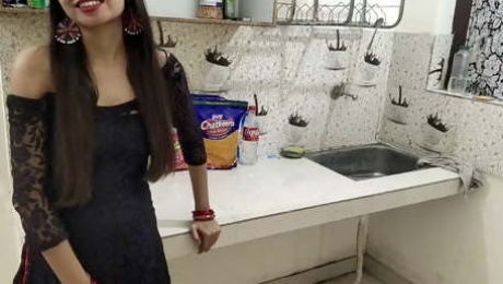 Fucked my Ex-girlfriend in the Kitchen with Hindi Audio Xxx