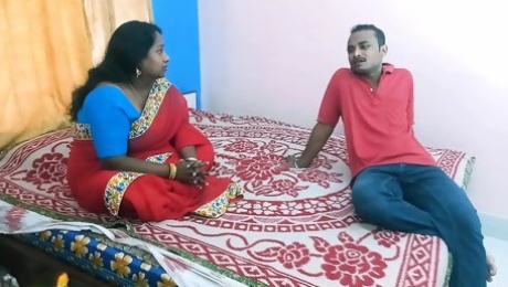 Indian Bengali bhabhi cheating with husband! Fucking with sex friend in room no. 203!!
