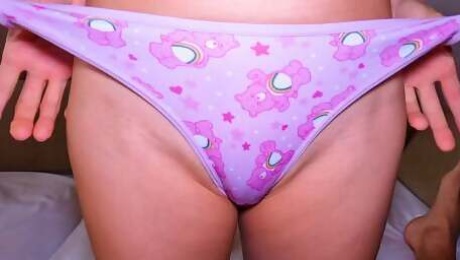 BESTHairy PUSSY FUCKING on sexy PANTIES ever !!