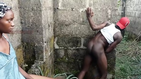 Adaobi caught by area boy pissing on a farmland and fucked