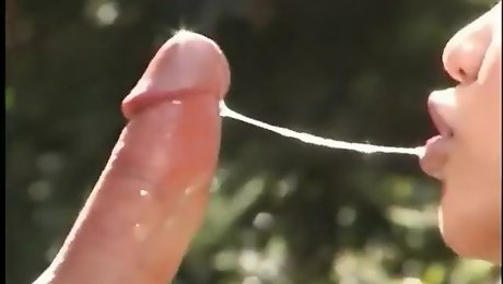 Horny Cock Sucking Asian Hussy Fucked and Creamed at the Poolside