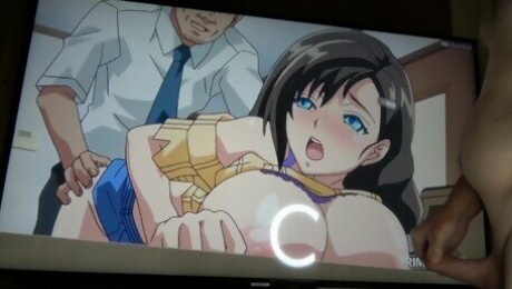 EP 45 - Hottest Hentai Uncensored Threesome With Creampie At The Massage Center