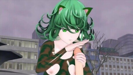 CAT GIRL ONE-PUNCH MAN TATSUMAKI 3D HENTAI