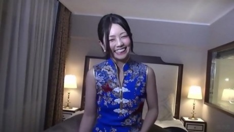 very nasty yukira had coitus in her blue dress