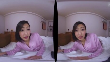 Asian lustful hussy Asahi Mizuno VR porn video