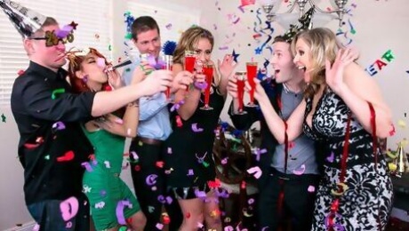 Big cock trailer with comely Eva Notty and Julia Ann from